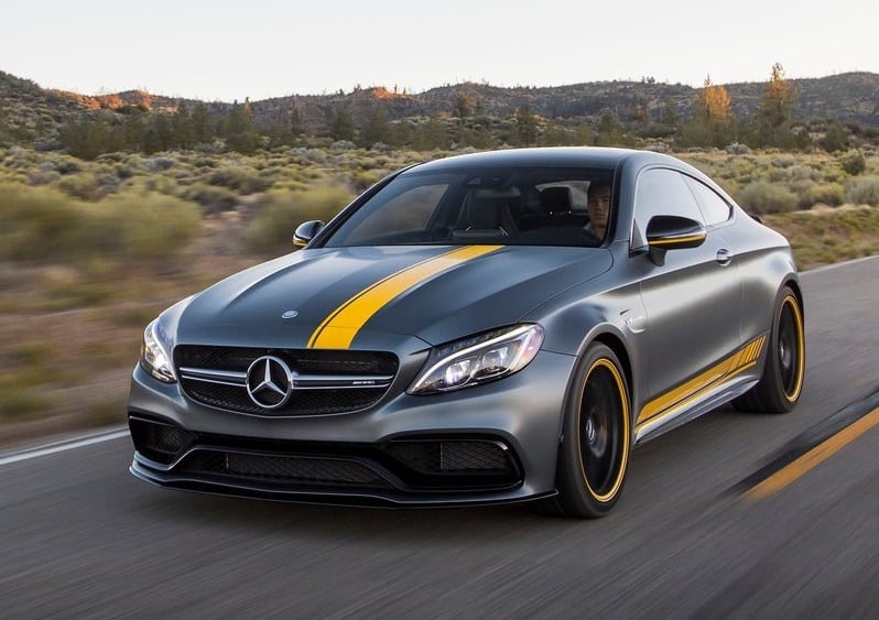Mercedes-AMG C63 S Coupe arka üç çeyrek