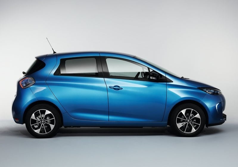 Renault Zoe ön bölüm tasarım arşiv görseli