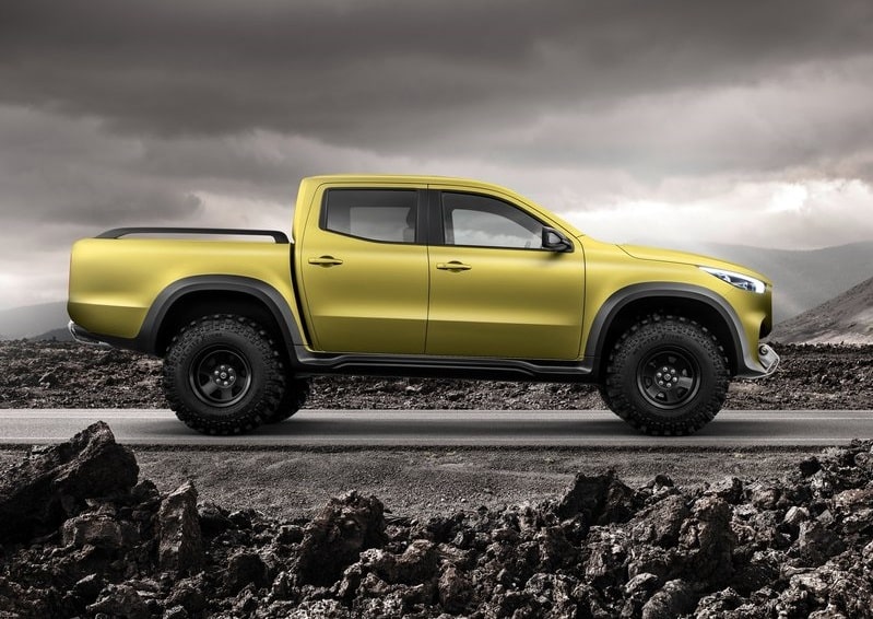 Mercedes-Benz Concept X-Class yan profil görünümü