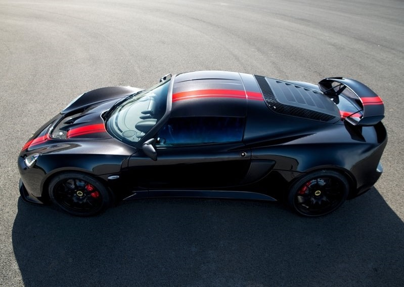 Lotus Exige 350 Special Edition gövde ve arka kanat görünümü