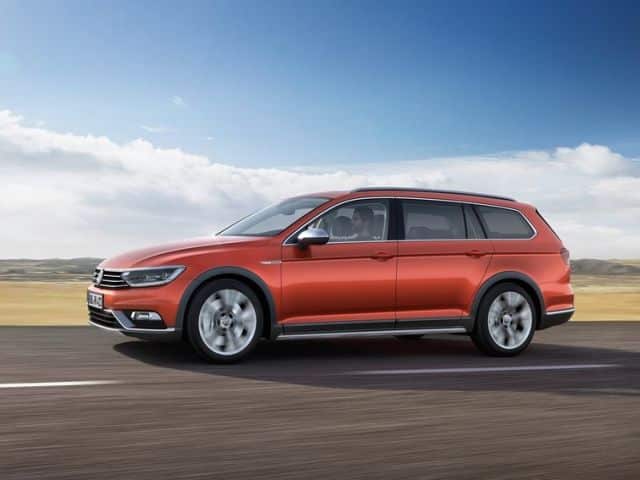 Passat Alltrack yükseltilmiş gövde görünümü