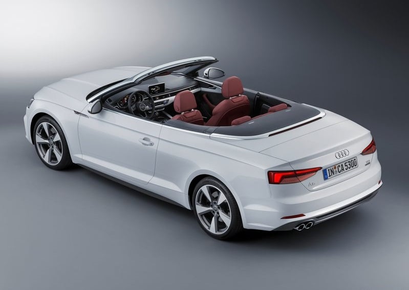 2017 Audi A5 Cabriolet önden üç çeyrek görünüm