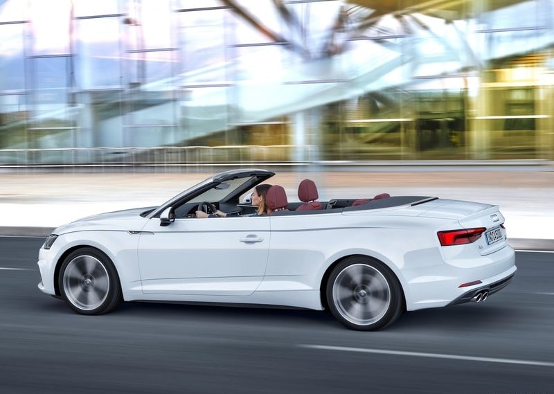 Audi A5 Cabriolet ön koltuklar ve iç mekan