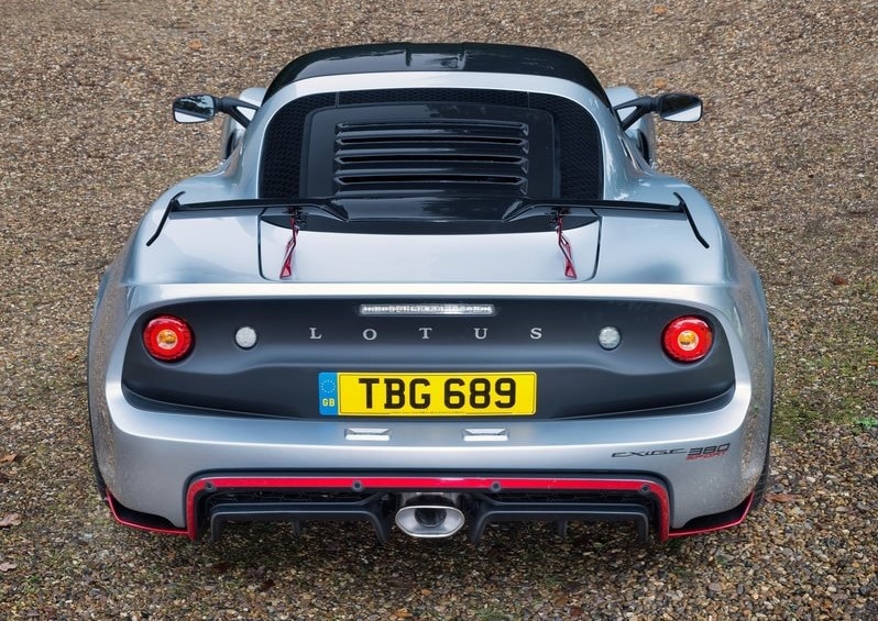 Lotus Exige Sport 380 arka tasarımı