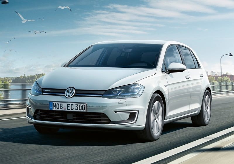 Volkswagen e-Golf hareket halinde ön görünüm