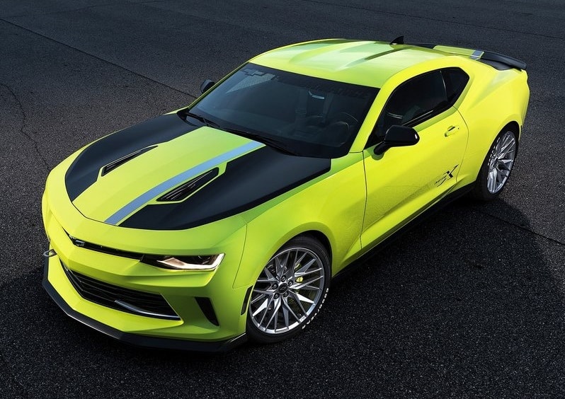 Camaro Turbo AutoX Shock Yellow dış tasarımı
