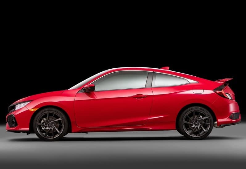 Honda Civic Si prototipi coupe yan profili