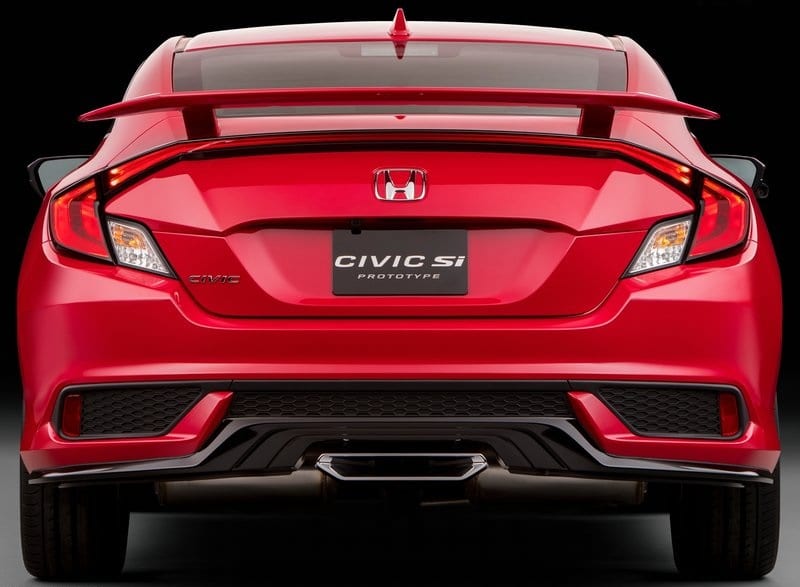 Honda Civic Si prototipi arkadan görünüm