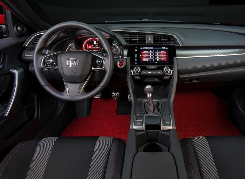 Honda Civic Si prototipi kokpit ve manuel vites