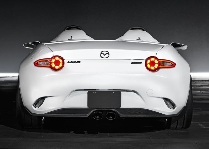 MX-5 Speedster Evolution tekerlek ve gövde detayı
