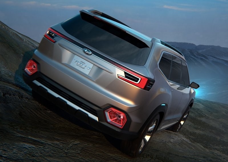 Subaru VIZIV konsepti yan ve ön gövde görünümü