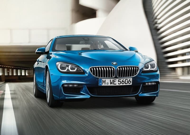 BMW 6 Series Coupe önden hareketli görünüm