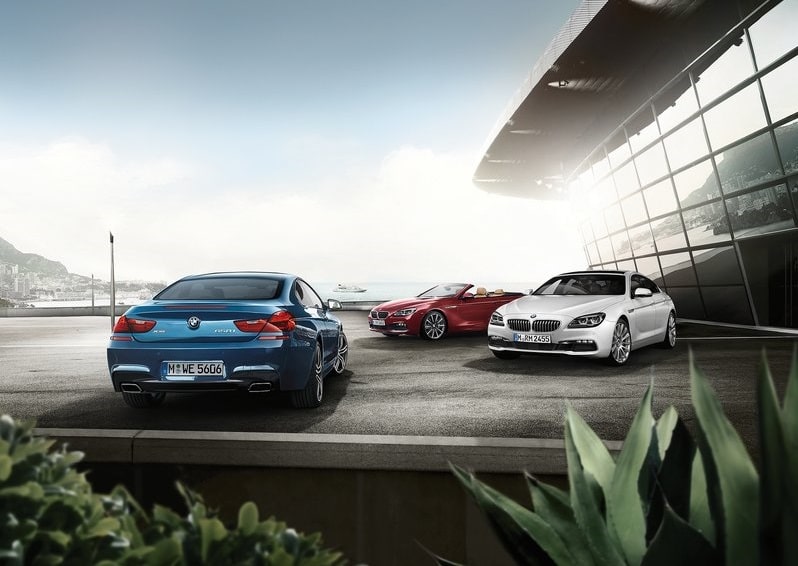 BMW 6 Series Coupe Convertible ve Gran Coupe birlikte