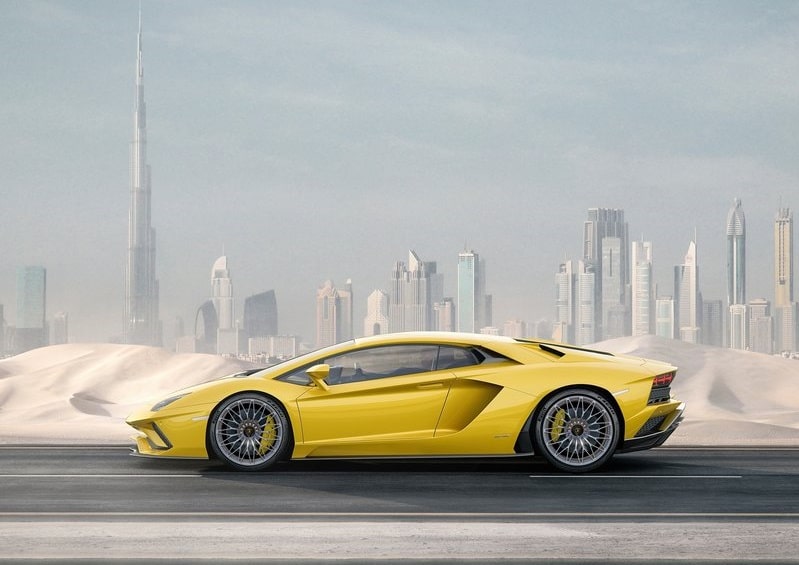 Lamborghini Aventador S arka difüzör görünümü