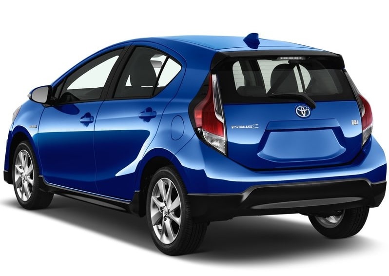 Toyota Prius C yan profil görünümü