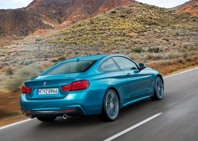 Yenilenen BMW 4 Serisi Coupe basın görseli