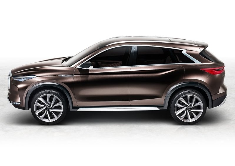Infiniti QX50 Concept arka üç çeyrek görünüm