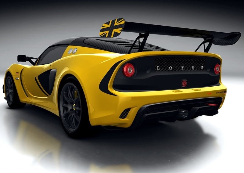 Exige Race 380 yan ve ön tasarım ayrıntıları
