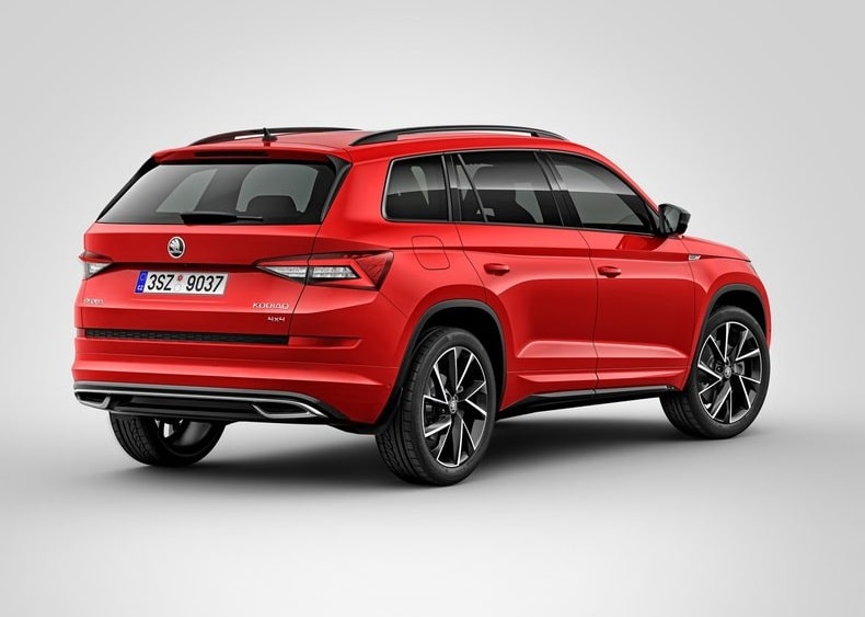 Skoda Kodiaq Sportline ön üç çeyrek görünümü
