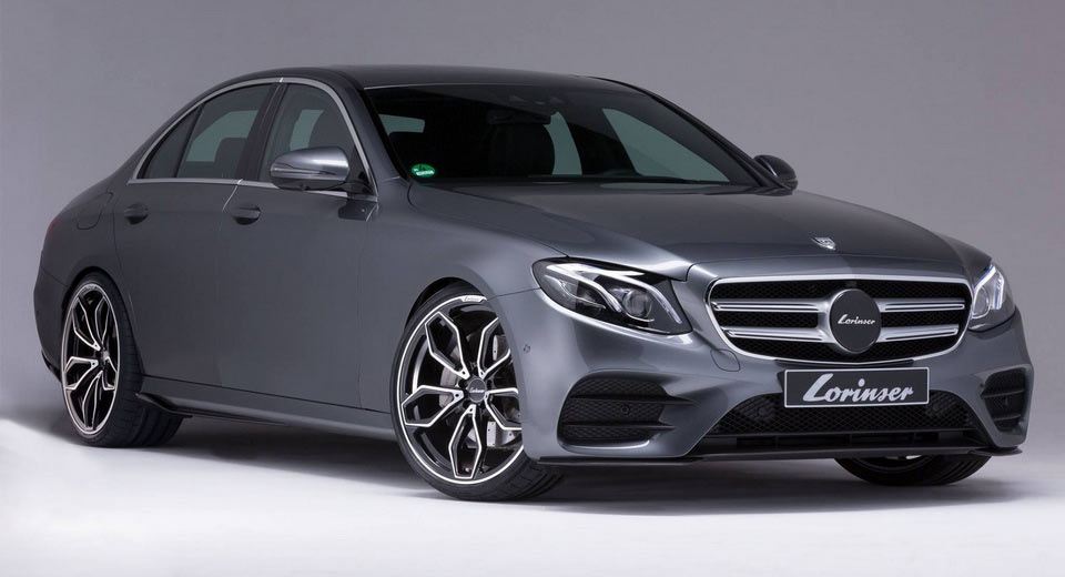 Mercedes-Benz E-Class Lorinser W213 ön ve yan görünüm