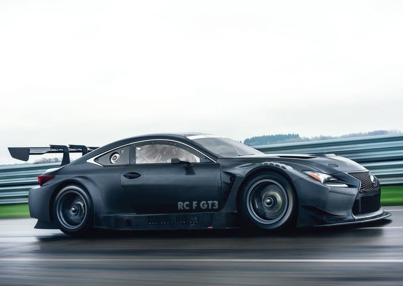 RC F GT3 yarış gövdesi arşiv fotoğrafı