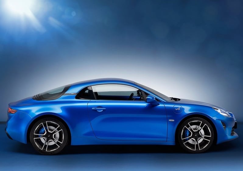 Alpine A110 coupe gövde tasarımı