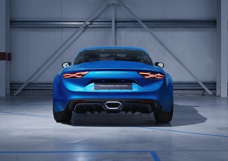 Alpine A110 arka gövde tasarımı