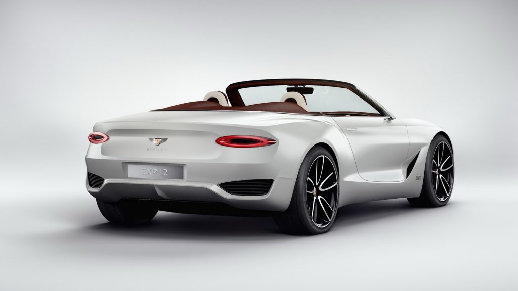 Bentley EXP 12 Speed 6e açık gövde tasarımı