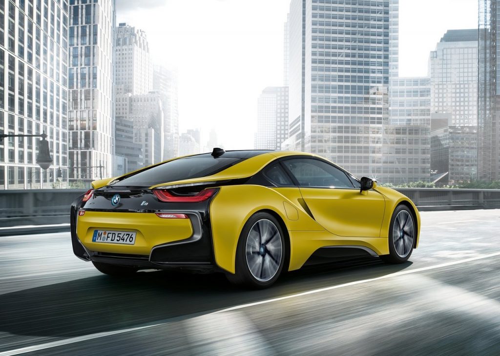 Protonic Frozen Yellow BMW i8 tasarım ayrıntısı