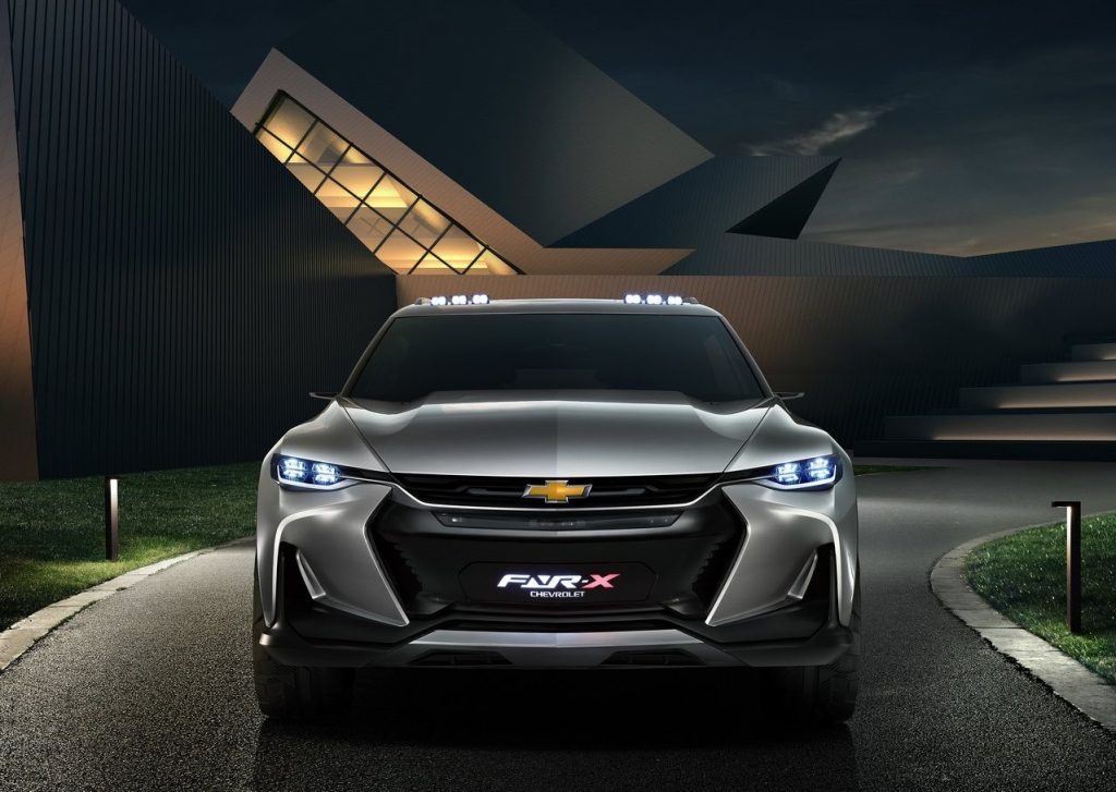 FNR-X konseptinin önden görünümü ve LED farları