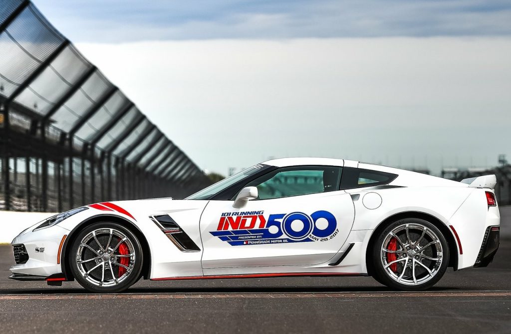 Chevrolet Corvette Grand Sport Indianapolis 500 grafik detayları