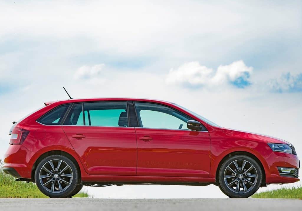 Skoda Rapid Spaceback tasarım arşiv görseli