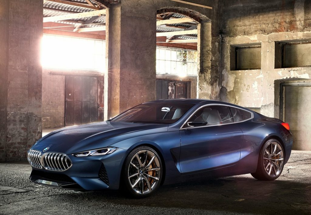 BMW Concept 8 Serisi ön bölüm ve böbrek ızgara