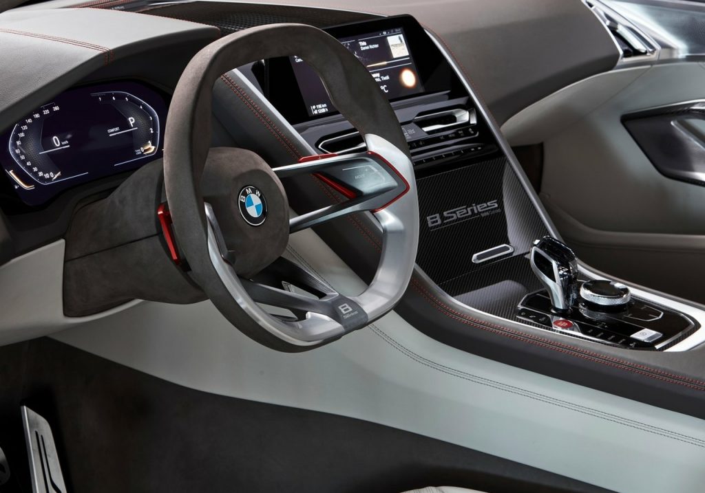 BMW Concept 8 Serisi i̇ç mekan detayları
