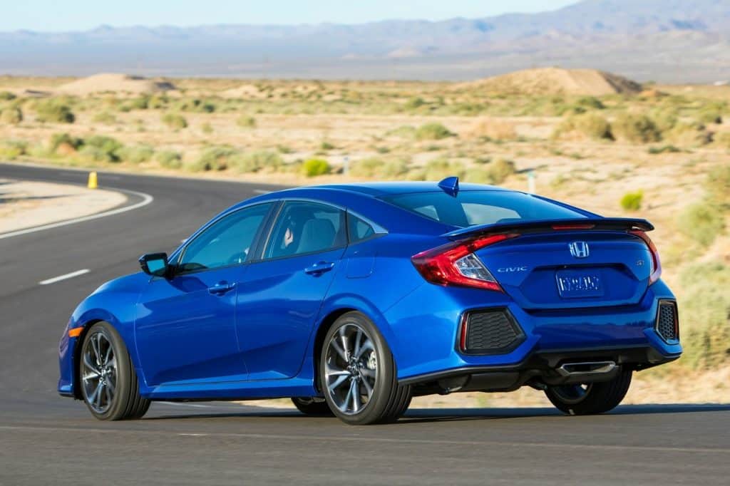 Honda Civic Si Sedan kabin görünümü