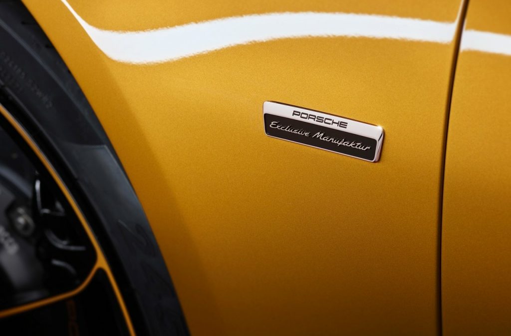 911 Turbo S Exclusive Series iç mekan detayları