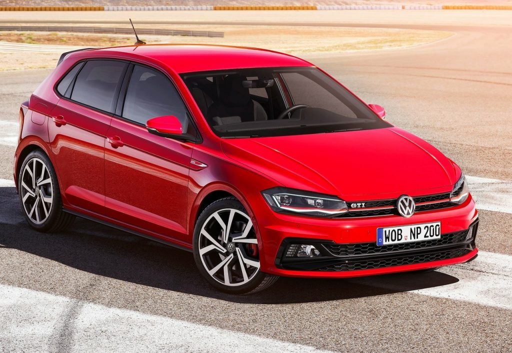 Polo GTI önden yüksek açı görünümü