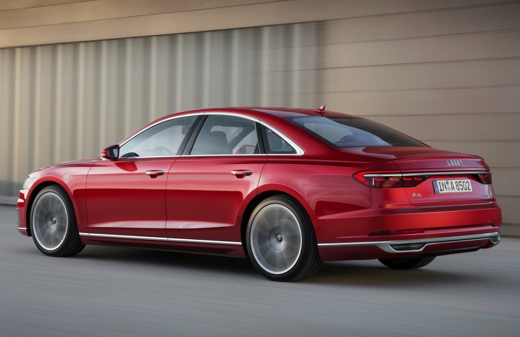 Audi A8 D5 arka tasarım görünümü