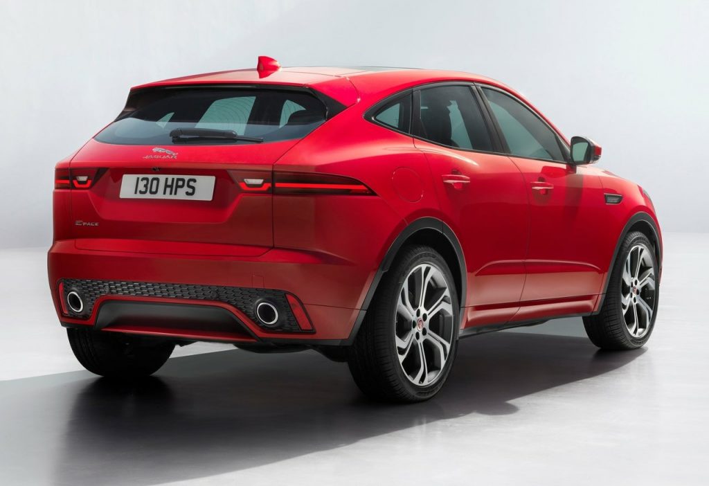Jaguar E-PACE yan gövde ve arka tasarım görünümü