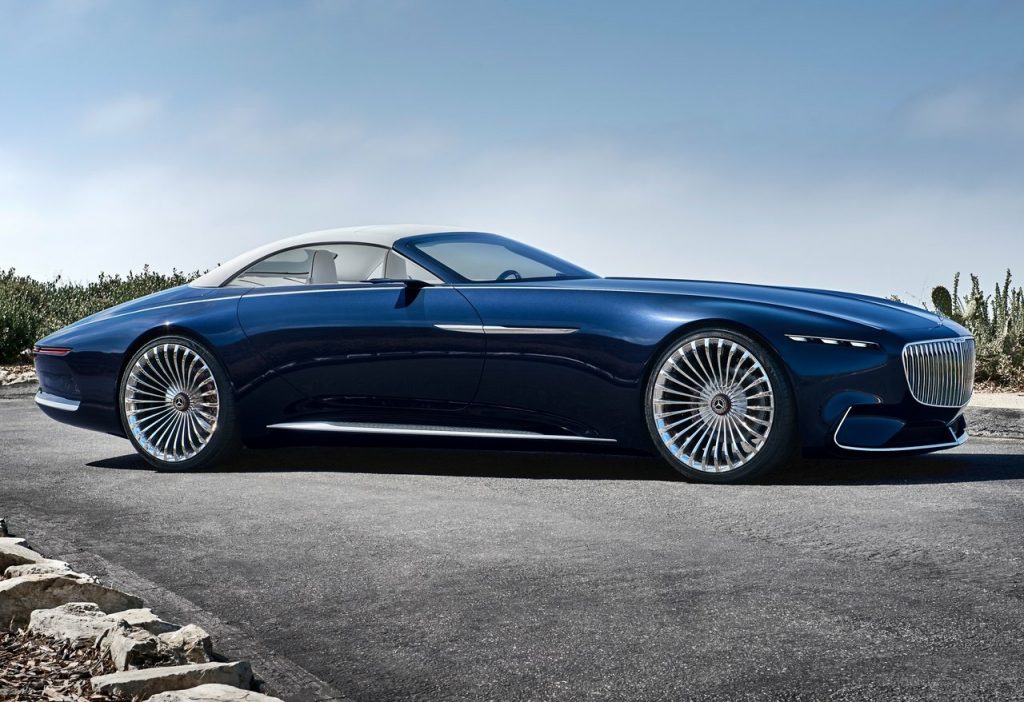 Vision Mercedes-Maybach 6 Cabriolet önden üç çeyrek görünüm