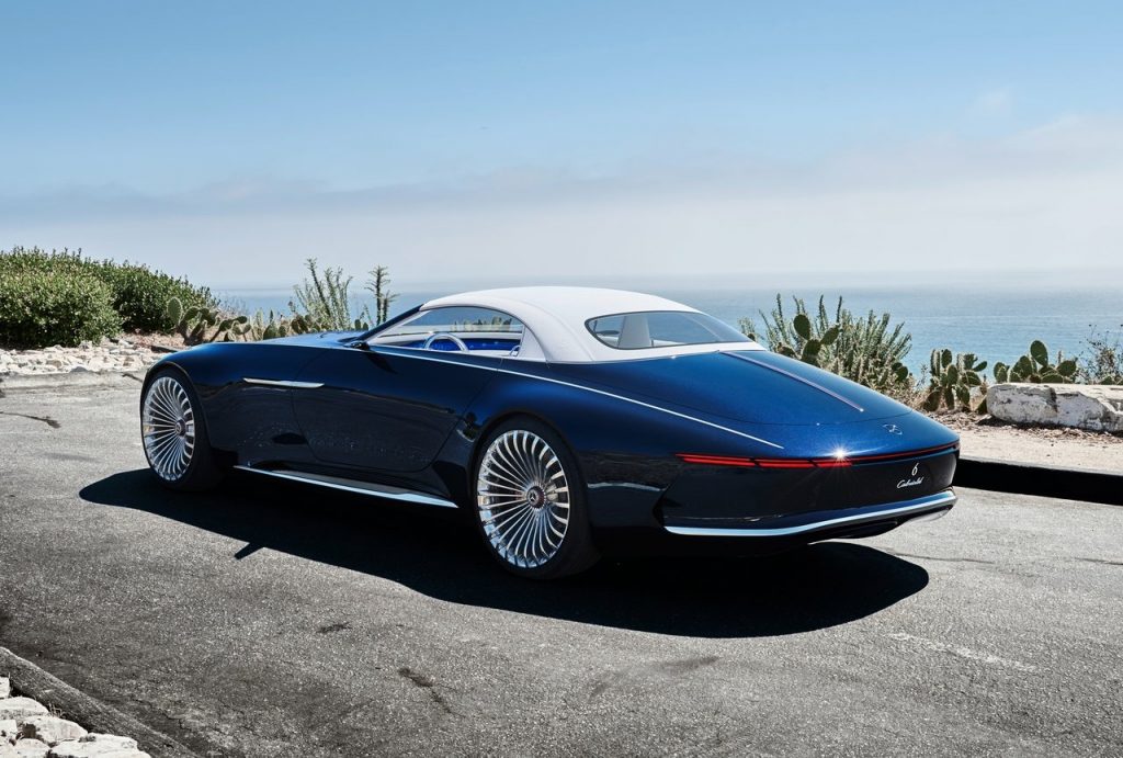 Mercedes-Maybach 6 Cabriolet konseptinin yan profili
