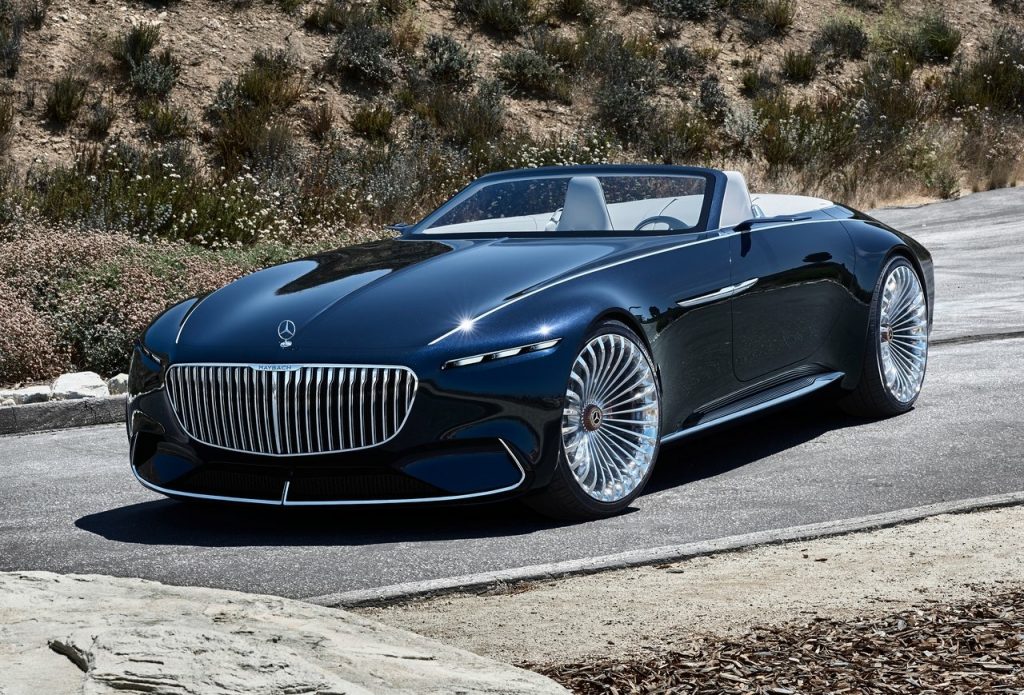Mercedes-Maybach 6 Cabriolet iç mekan ve beyaz Nappa deri