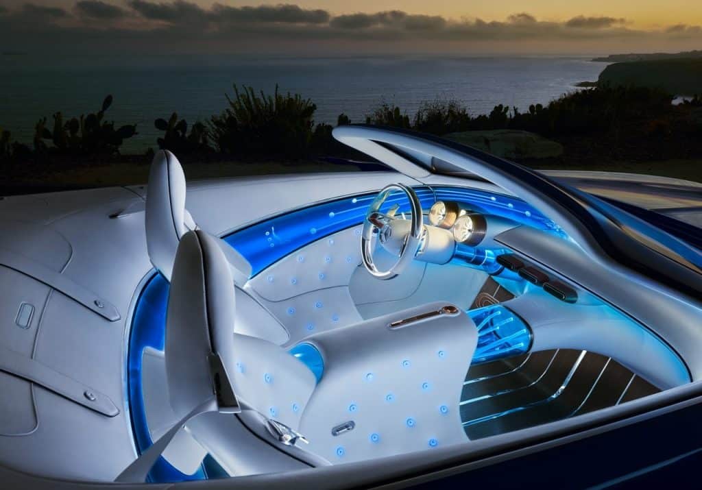 Mercedes-Maybach 6 Cabriolet konseptinin açık kabini