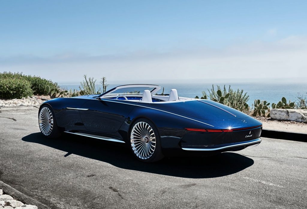 Mercedes-Maybach 6 Cabriolet açık tavanlı arka görünüm