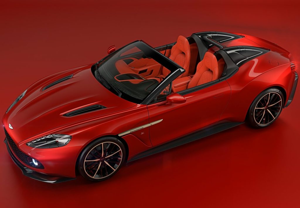 Aston Martin Vanquish Zagato Speedster otomobil arşiv görseli