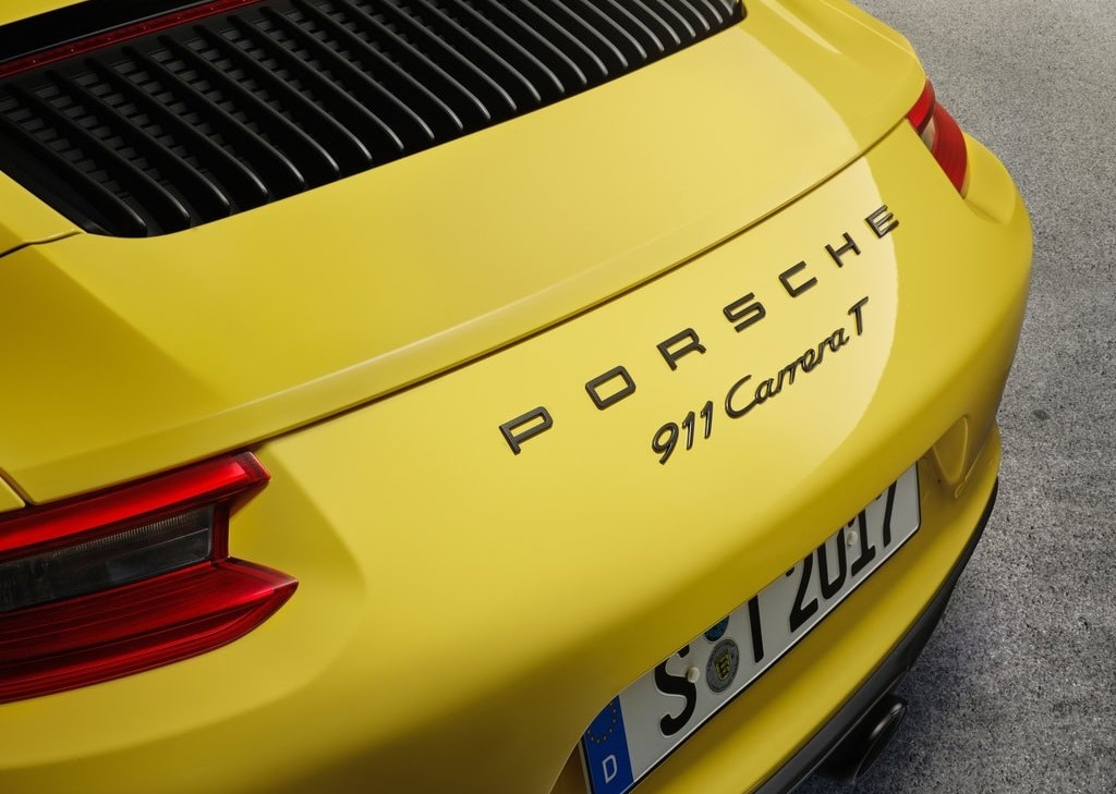 Porsche 911 Carrera T sürücü bölümü