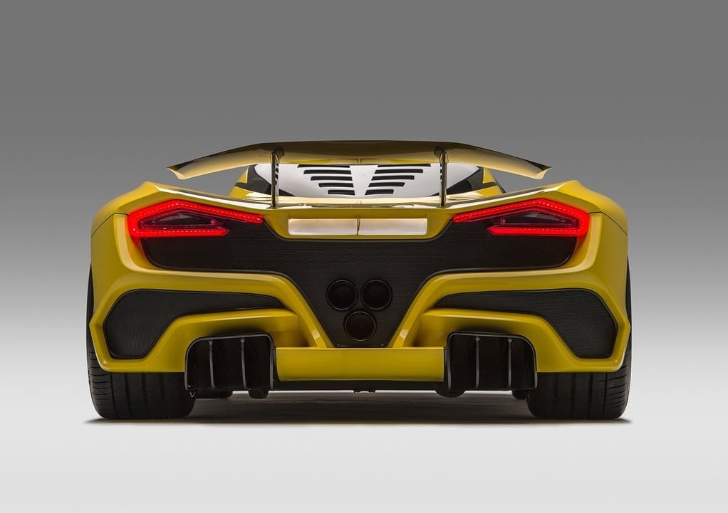 Venom F5 arka bölüm görünümü