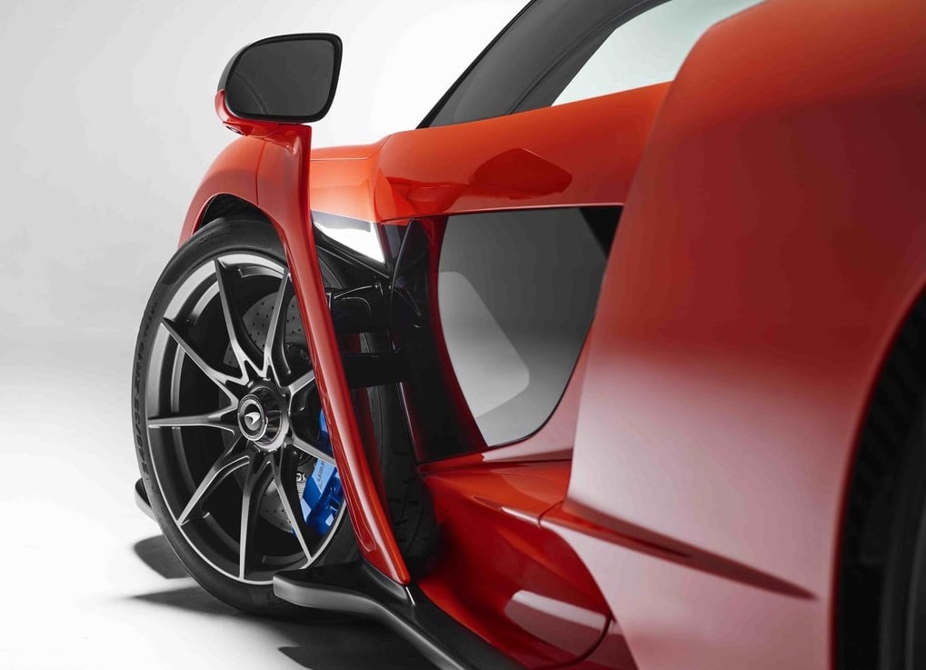 McLaren Senna ön tasarım ve hava kanalları