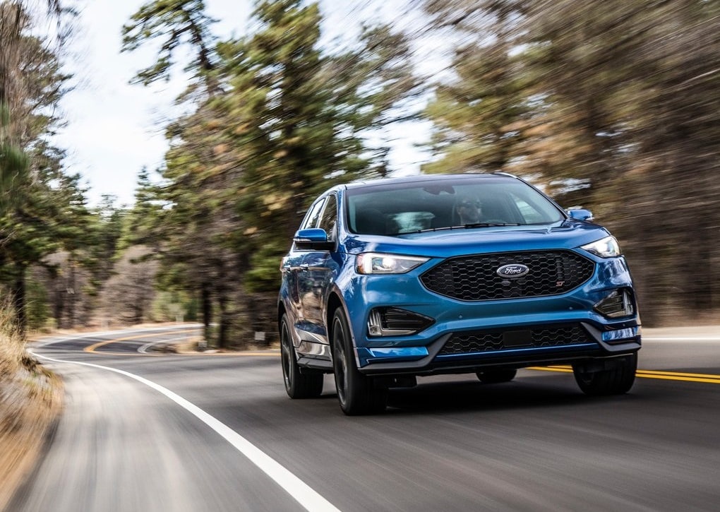 2019 Ford Edge ST kokpit ve ön koltuklar