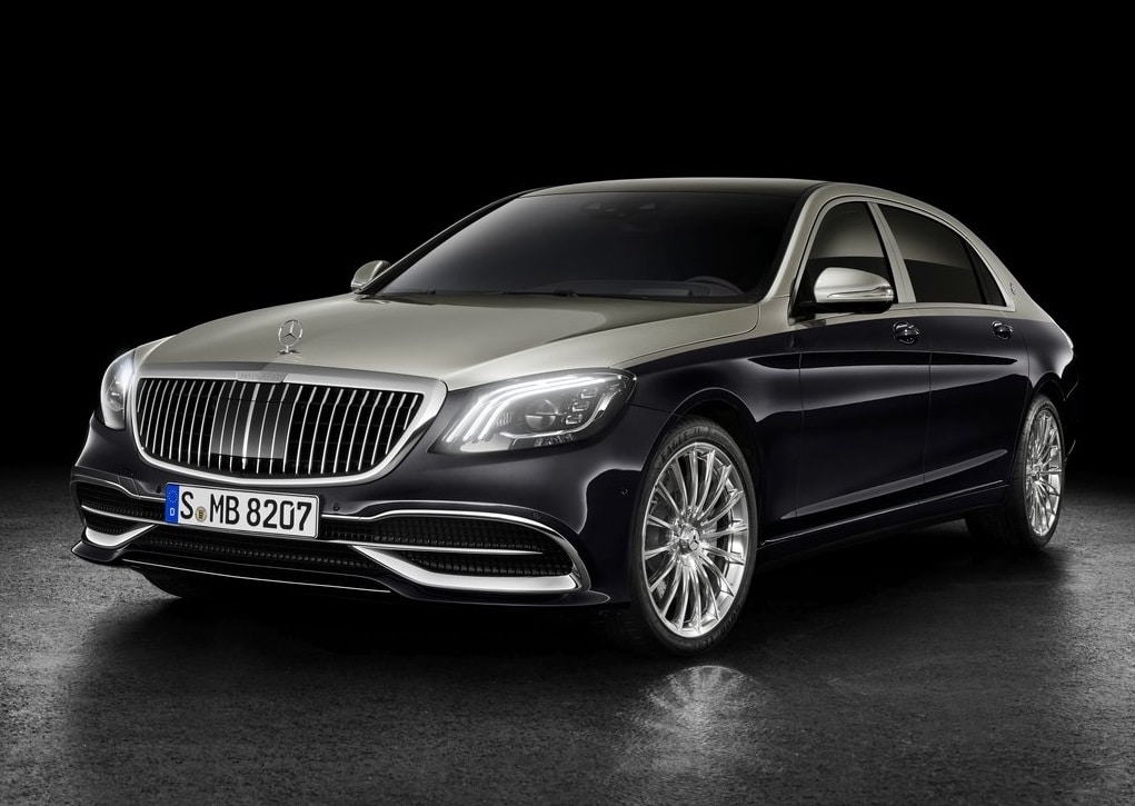 2019 Mercedes-Maybach S-Class çift renkli gövde ve yeni ön ızgara